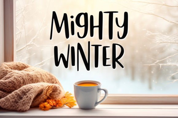 Mighty Winter Font - Featured Image