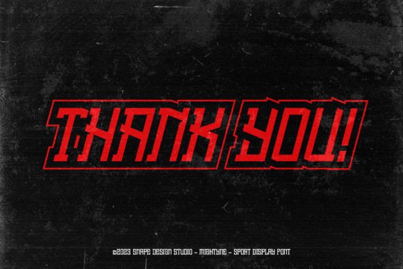 Mightyne Font - Featured Image