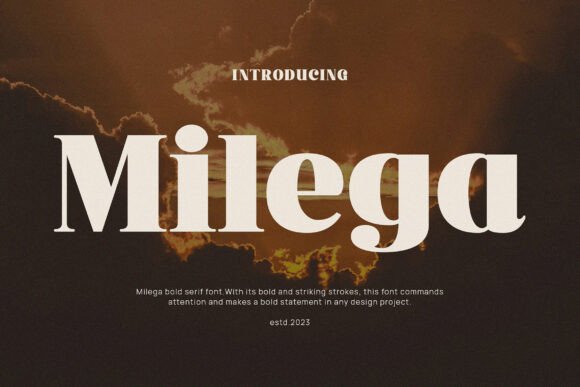 Milega Font - Featured Image
