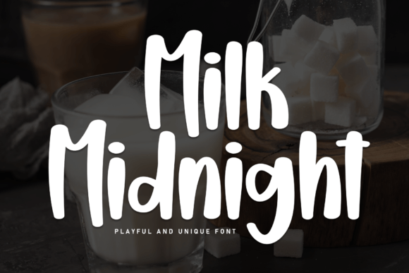 Milk Midnight Font - Featured Image