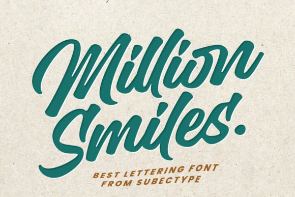 Million Smiles Font - Featured Image