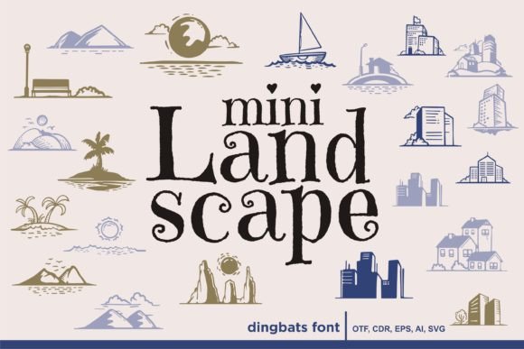 Mini Landscape Font - Featured Image