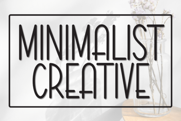 Minimalist Creative Font - Featured Image