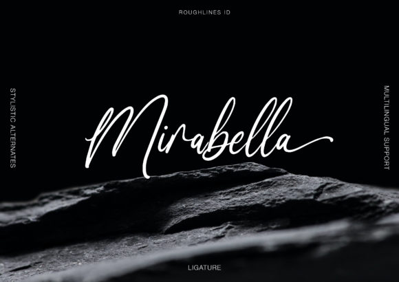 Mirabella Modern Signature Font - Featured Image
