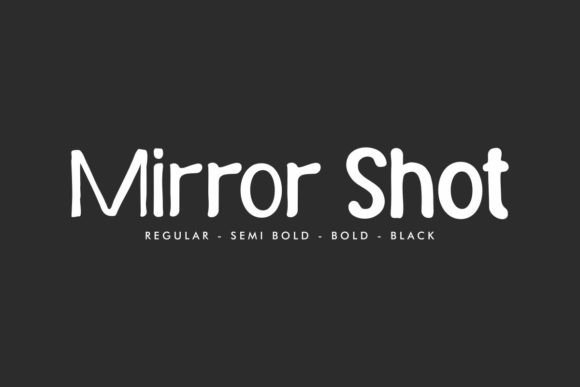 Mirror Shot Font - Featured Image