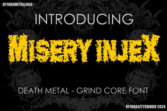Misery Injex Font - Featured Image