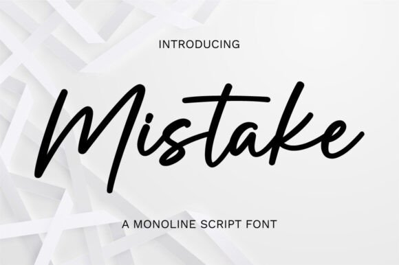 Mistake Font - Featured Image