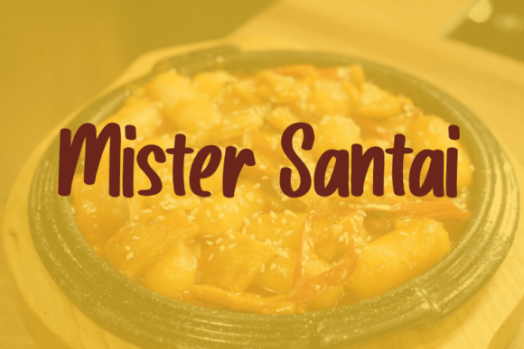 Mister Santai Font - Featured Image