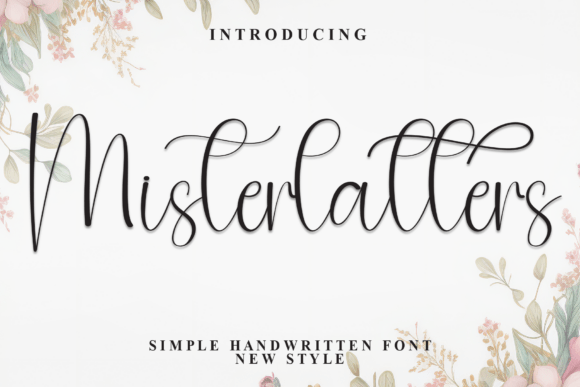 Misterlatters Font - Featured Image