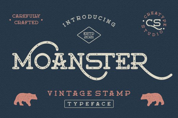 Moanster Font - Featured Image