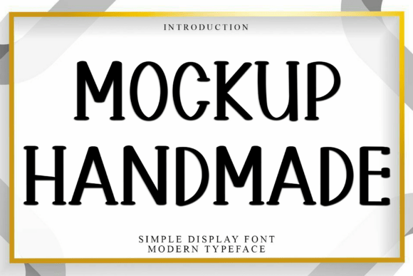 Mockup Handmade Font - Featured Image