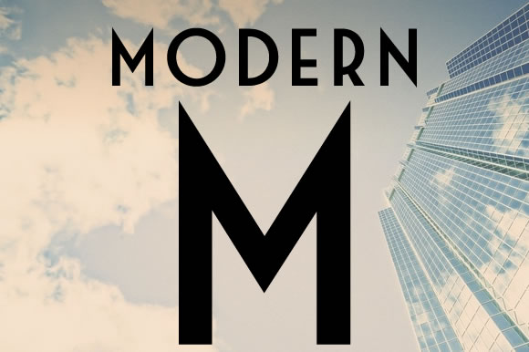 Modern M Font - Featured Image