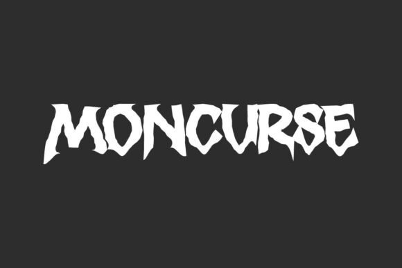Moncurse Font - Featured Image