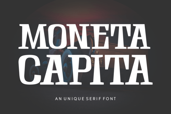 Moneta Capita Font - Featured Image