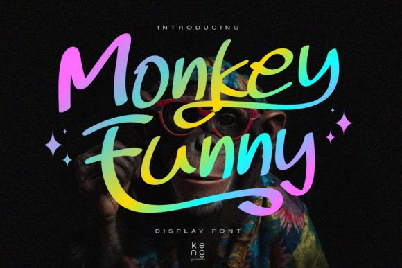 Monkey Funny Font - Featured Image