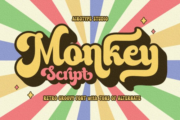 Monkey Script Font - Featured Image