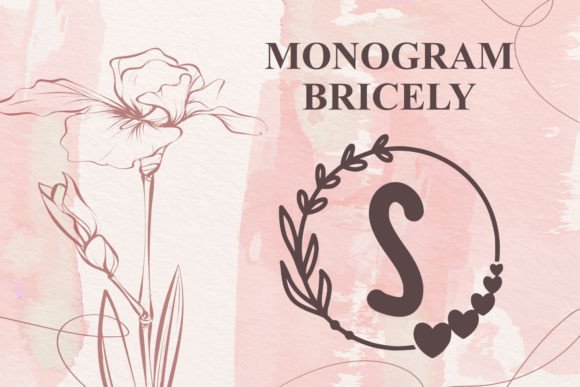 Monogram Bricely Font - Featured Image