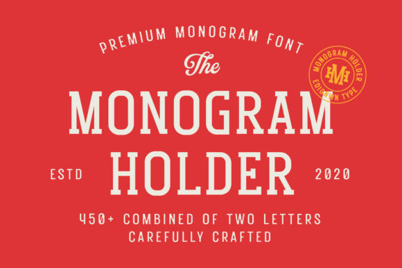 Monogram Holder Font - Featured Image