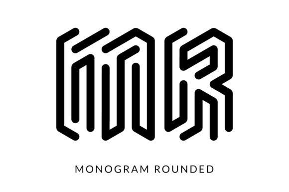 Monogram Rounded Font - Featured Image