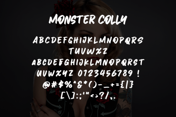 Monster Colly Font - Featured Image