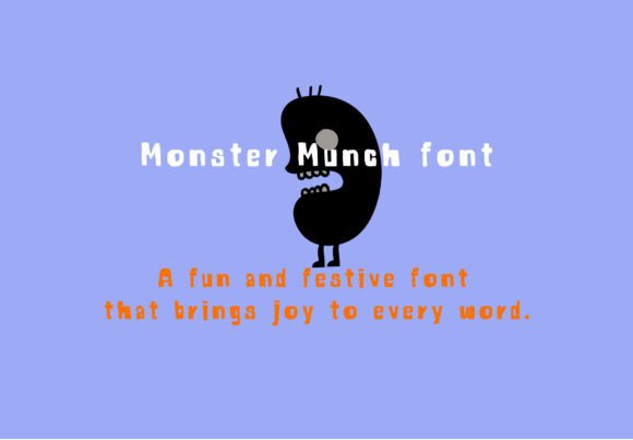 Monster Munch Font - Featured Image
