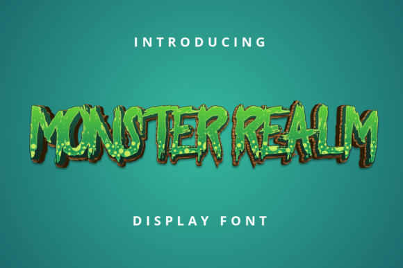 Monster Realm Font - Featured Image
