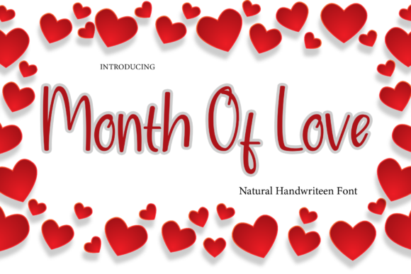 Month of Love Font - Featured Image