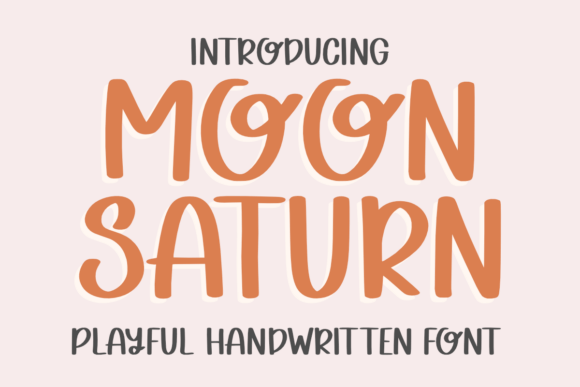 Moon Saturn Font - Featured Image