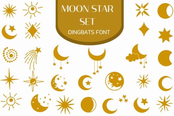 Moon Star Set Font - Featured Image