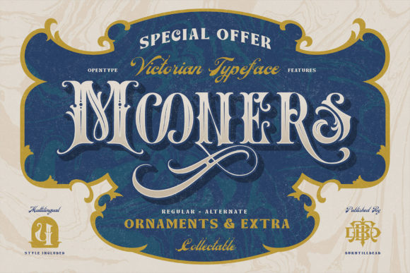 Mooners Font - Featured Image