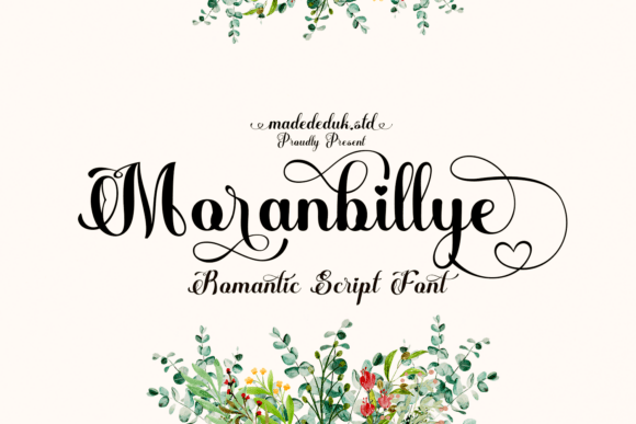 Moranbillye Script Font - Featured Image