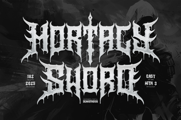 Mortaly Sword Font - Featured Image