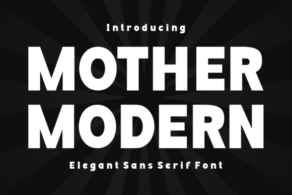 Mother Modern Font - Featured Image
