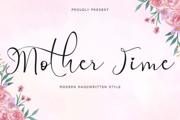 Mother Time Font - Featured Image