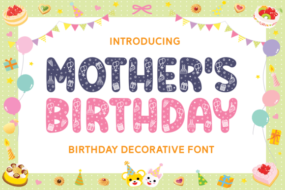 Mother's Birthday Font - Featured Image