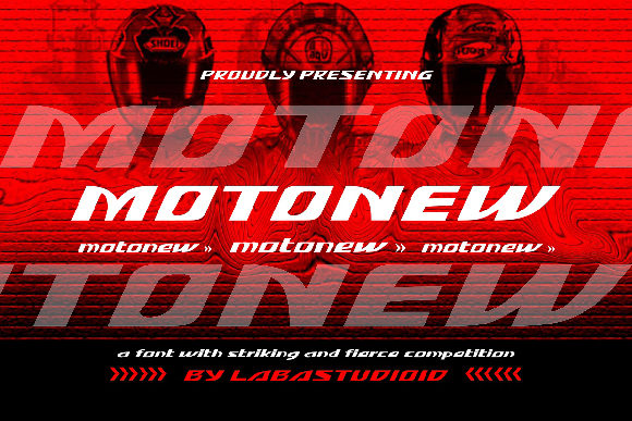 MotoNew Font - Featured Image