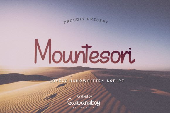 Mountesori Font - Featured Image