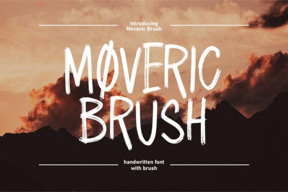 Moveric Brush Font - Featured Image