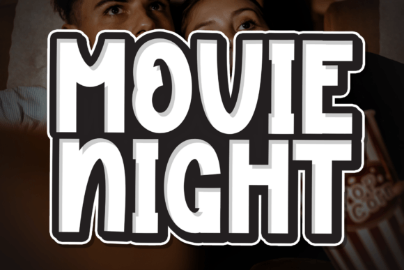 Movie Night Font - Featured Image