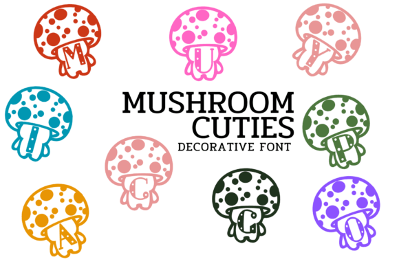 Mushroom Cuties Font - Featured Image