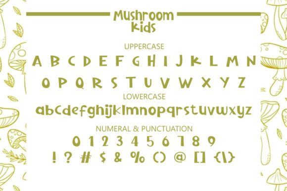 Mushroom Kids Font - Featured Image
