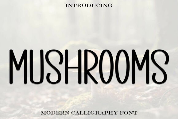 Mushrooms Font - Featured Image