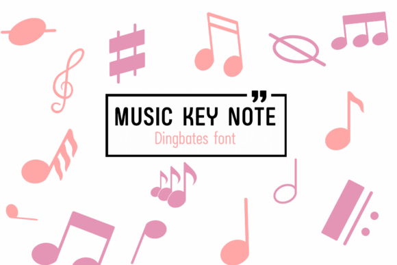 Music Key Note Font - Featured Image