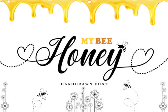 My Bee Honey Font - Featured Image