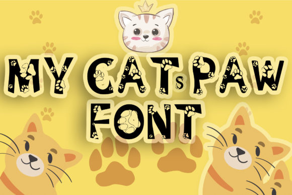 My Cat's Paw Font - Featured Image