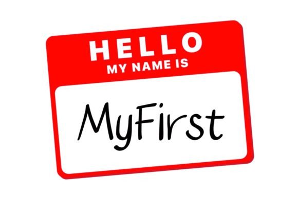 My First Font - Featured Image