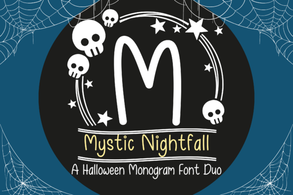 Mystic Nightfall Monogram Font - Featured Image