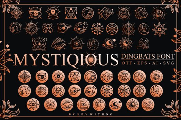 Mystiqious Dingbats Font - Featured Image