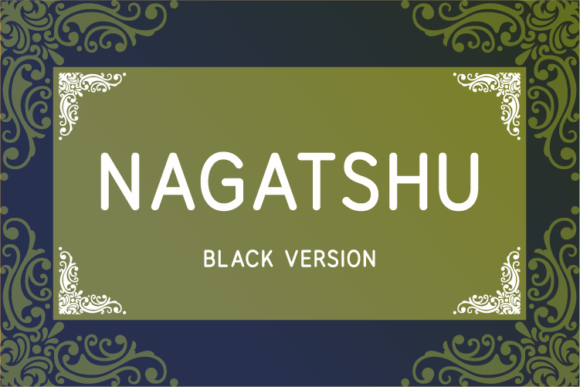 Nagatshu Black Font - Featured Image