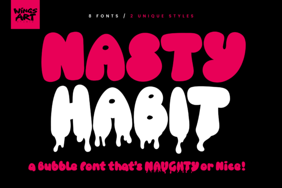 Nasty Habit Font - Featured Image